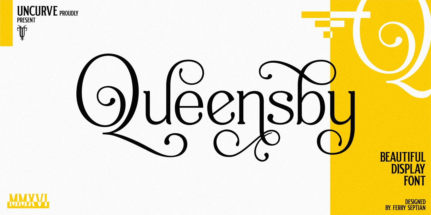 Queensby Regular Font preview